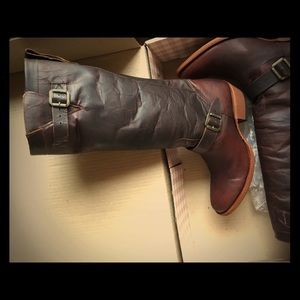 Macie Bean chic boutique double-buckle boots